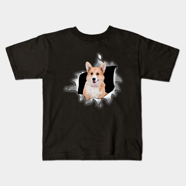 Pembroke Welsh Corgi Lover Shirt - Corgi Mom Shirt - Funny Corgi Shirt - Corgi Clothing - Corgi Owner Kids T-Shirt by RRADesign